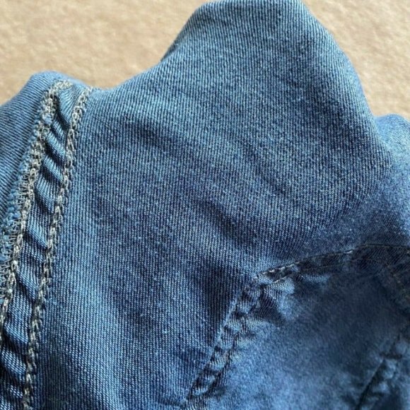 Silver Suki W28 x L 22 1/2 Mid Capri Denim Jeans Actual W 28 x I 23 - Picture 10 of 12